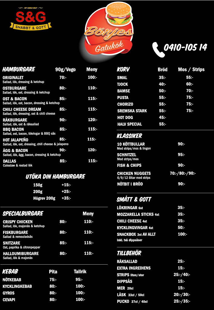 Menu Börjes Gatukök-1